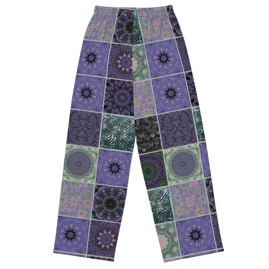 Lavender Crazy Quilt Wideleg Pants product image (1)
