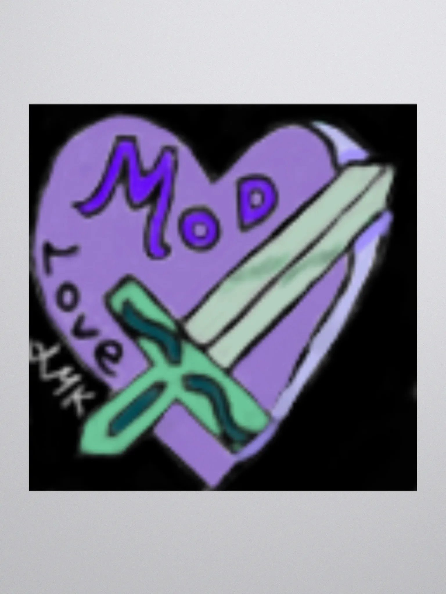 Mod Love Emblem Kiss Cut Stickers product image (3)
