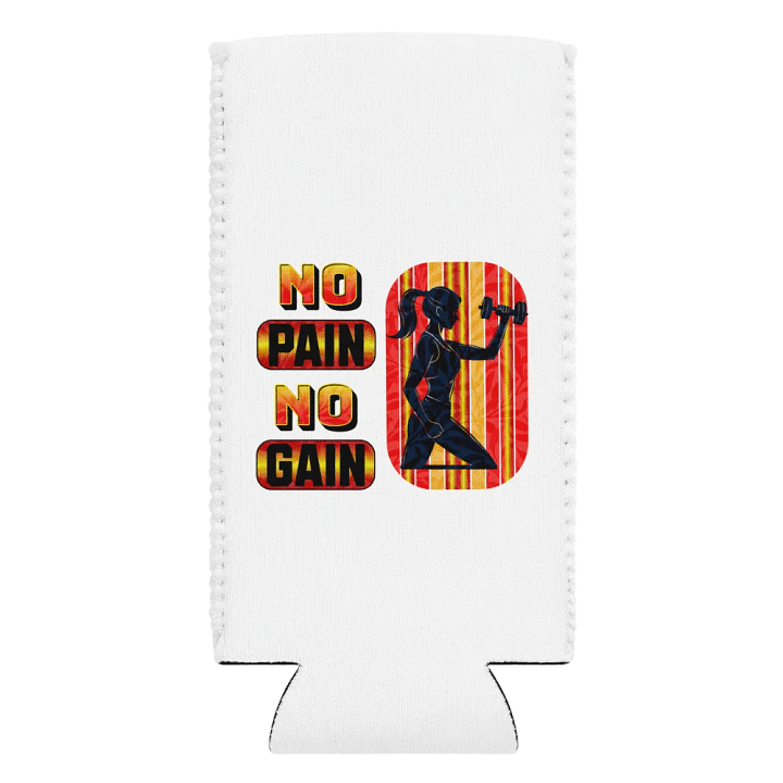 No Pain No Gain Gradient Motivation Can Cooler product image (2)