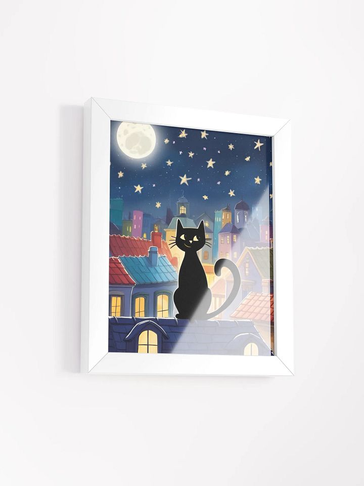 Whiskers in the Moonlight (With Frame) product image (2)