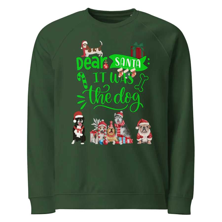 Raglan Festive Sweatshirt Santa Paws product image (1)