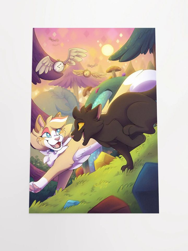 Cream & Spooky Cryptic Universe Poster (Textless) product image (1)