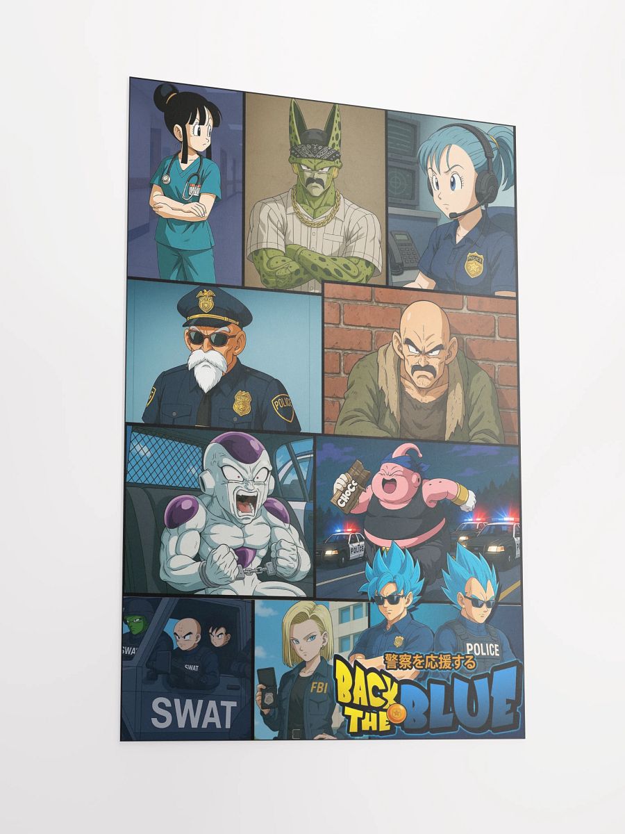 Back The SSJ Blue Poster Print product image (3)