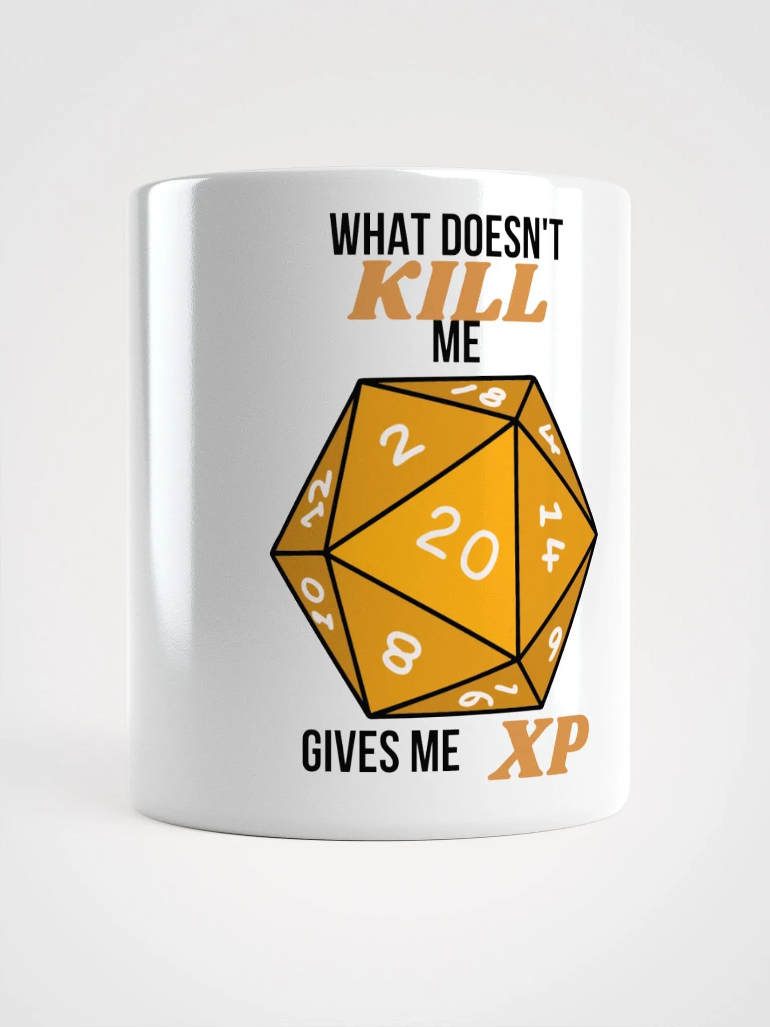 What Doesn't Kill Me D20 Mug product image (1)