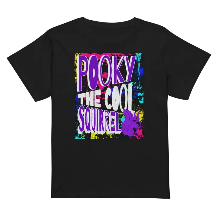 POOKY THE COOL SQUIRREL Women's High-Waisted Tee product image (2)