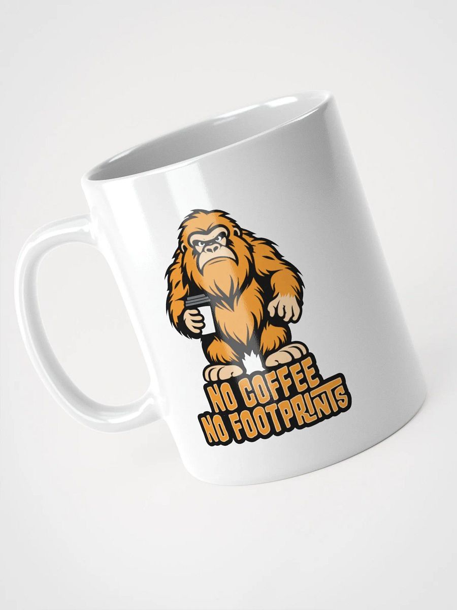 No Coffee No Footprints Cute Bigfoot Coffee Mug product image (3)