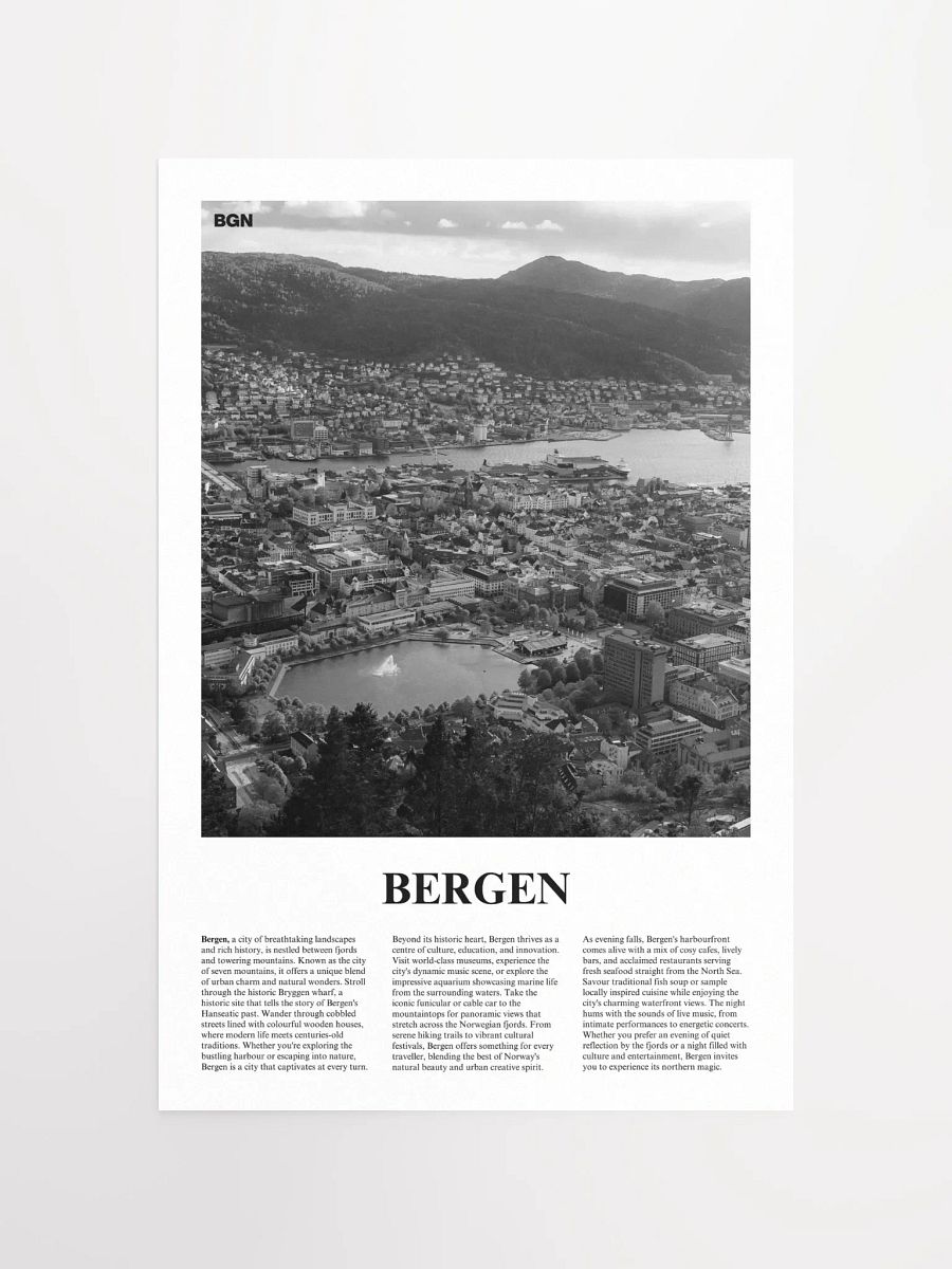 Bergen 02 Newspaper Poster product image (5)