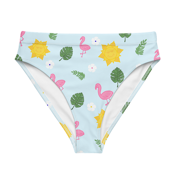 Summer Fun Pattern High Waisted Bikini Bottom product image (1)