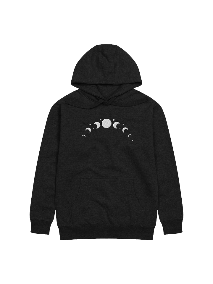 Symmetric Moon Phases Embroidered Unisex Premium Hoodie product image (1)