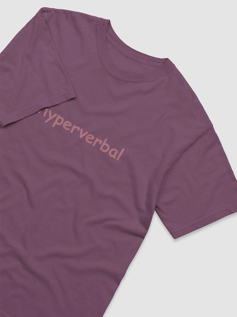 hyperverbal (comic sans, #C47C85) printed garment-dyed tee product image (3)