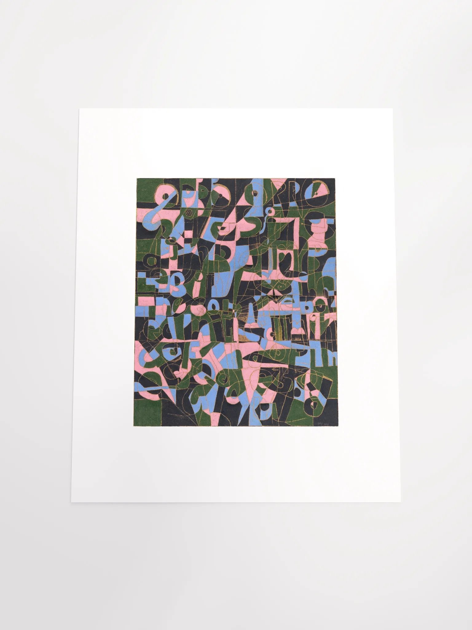 opposite dimples in the bored mind of the squid print product image (3)
