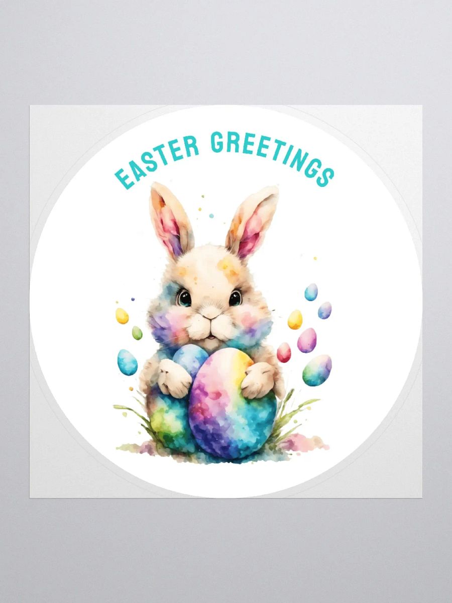 Painting the Eggs Bunny Easter Greetings product image (2)