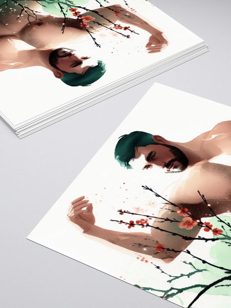 White Spring Sticker product image (4)