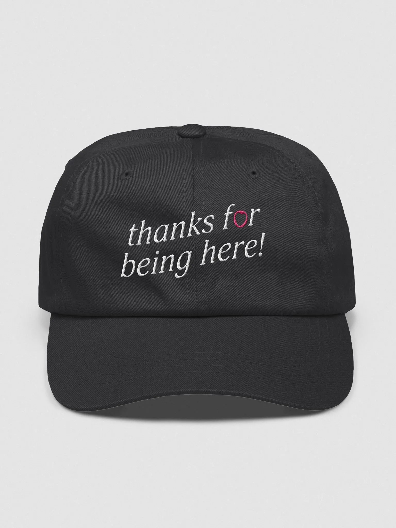 thanks for being here! Hat (Pink) product image (2)