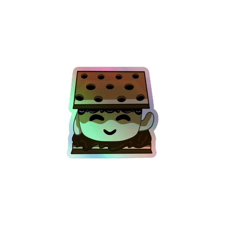 Smore Holographic Sticker product image (1)