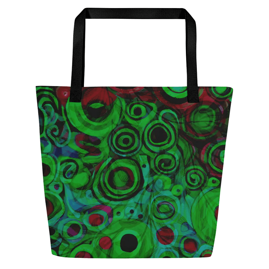 klimt inspired design all over print tote for arty men and ladies product image (2)