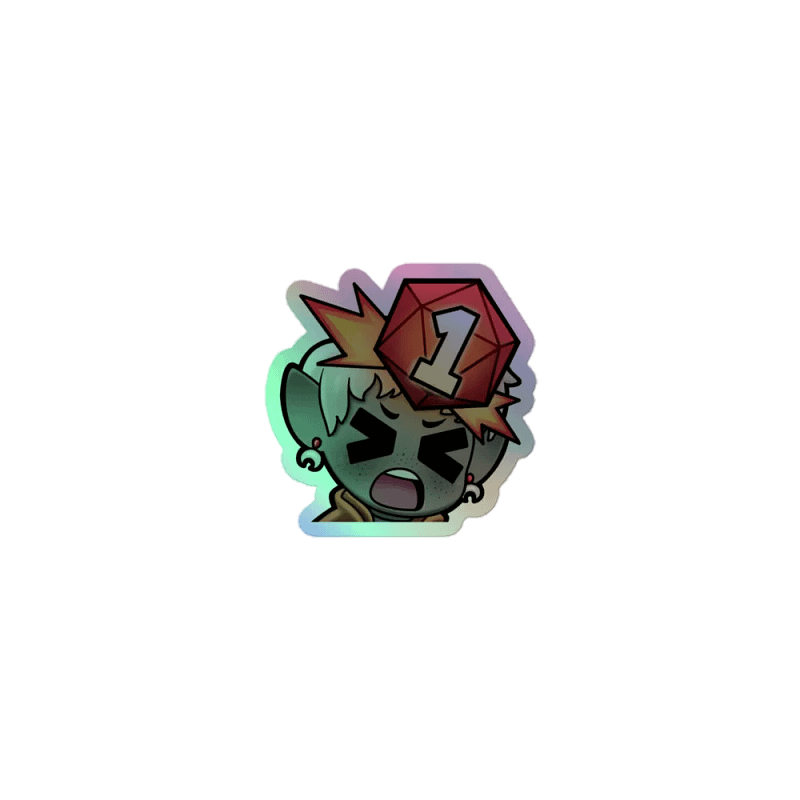D1 Holographic Sticker