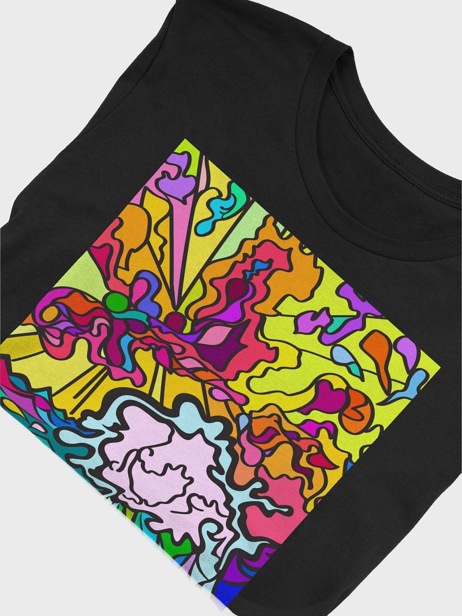 Vibrant Swirls Unisex T-Shirt – Wave at Sunset product image (50)