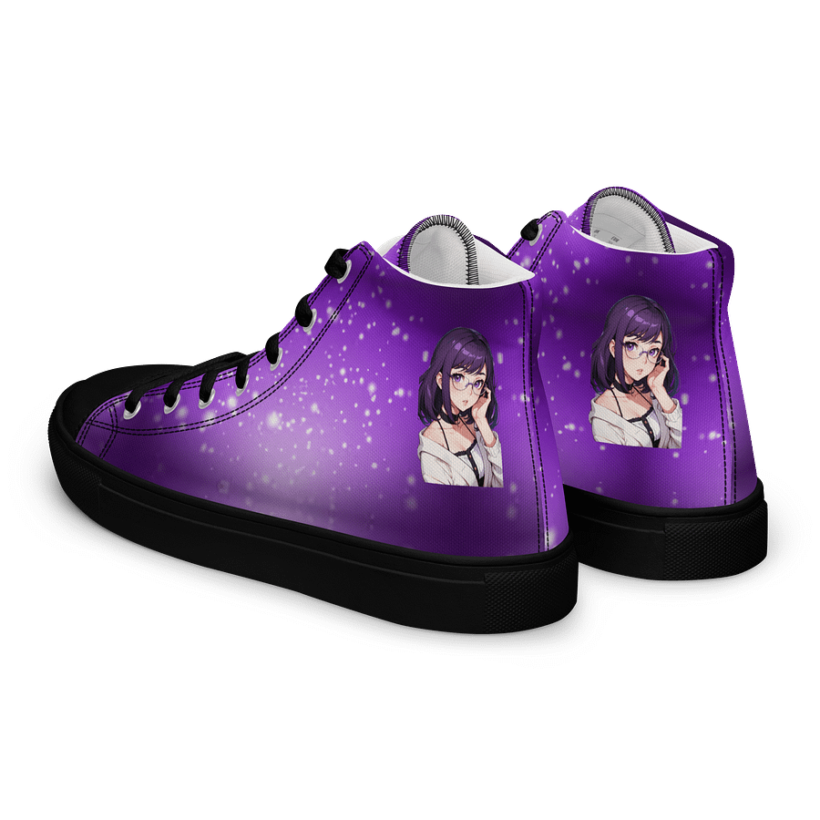 (Purple WAIFU) K Women's High Top Canvas Shoes product image (5)