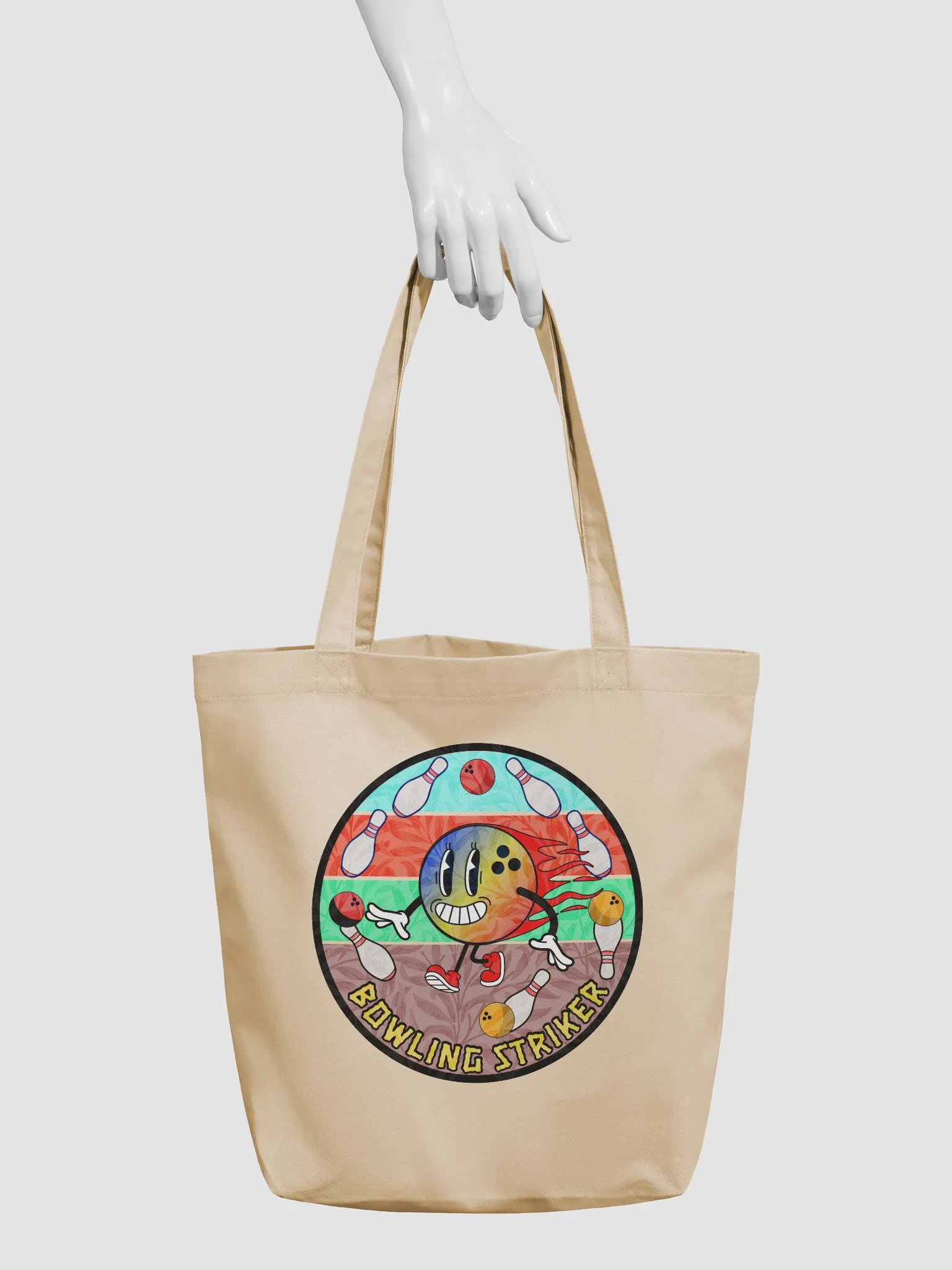 Bowling Striker in Style Tote Bag product image (6)