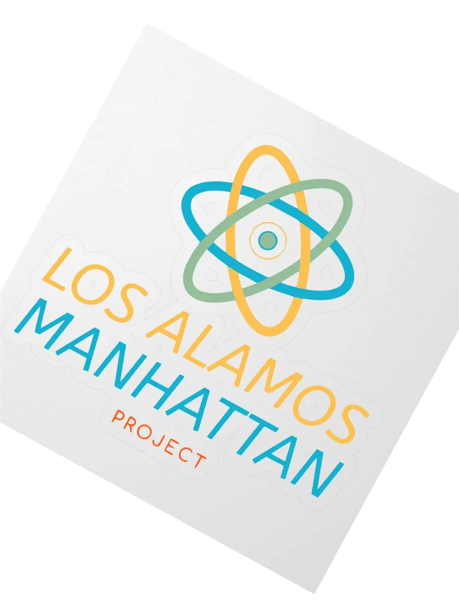 Los Alamos Manhattan Project Kiss Cut Sticker product image (2)