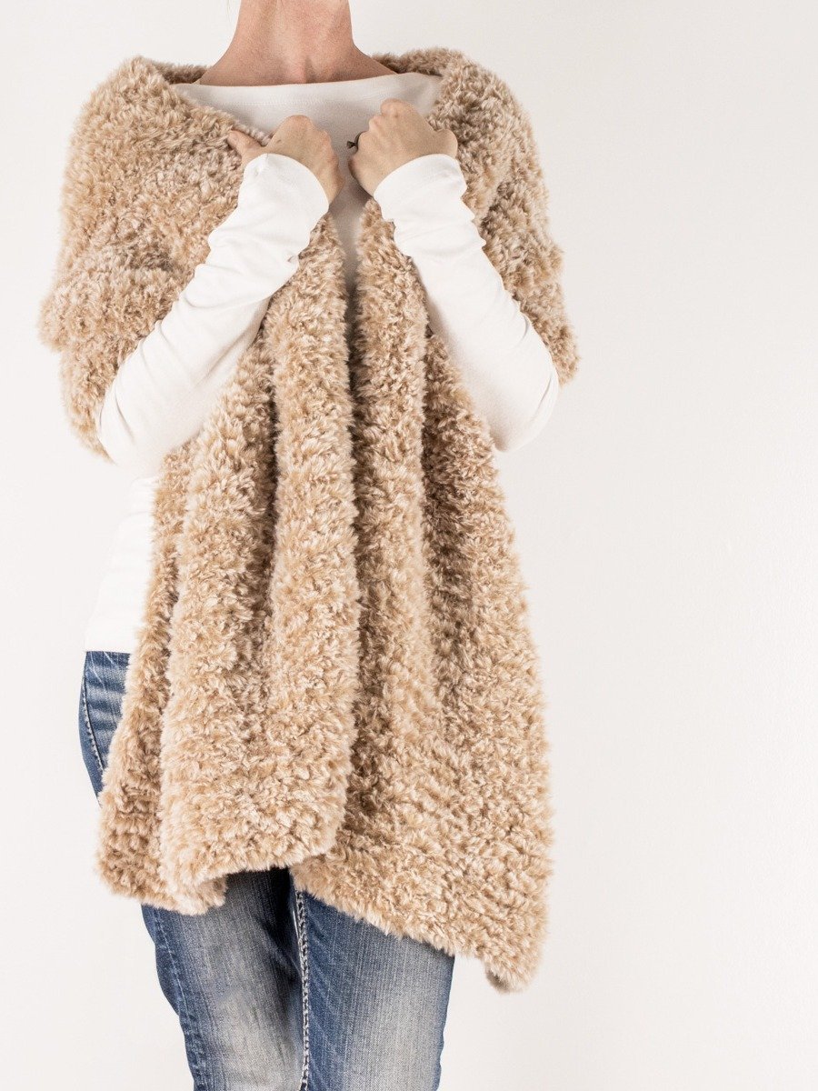 Teddy Bear Rectangle Shawl Wrap - Togetherness product image (2)