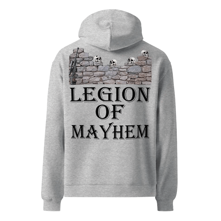 LEGION OF MAYHEM GRAY HOODIE product image (1)