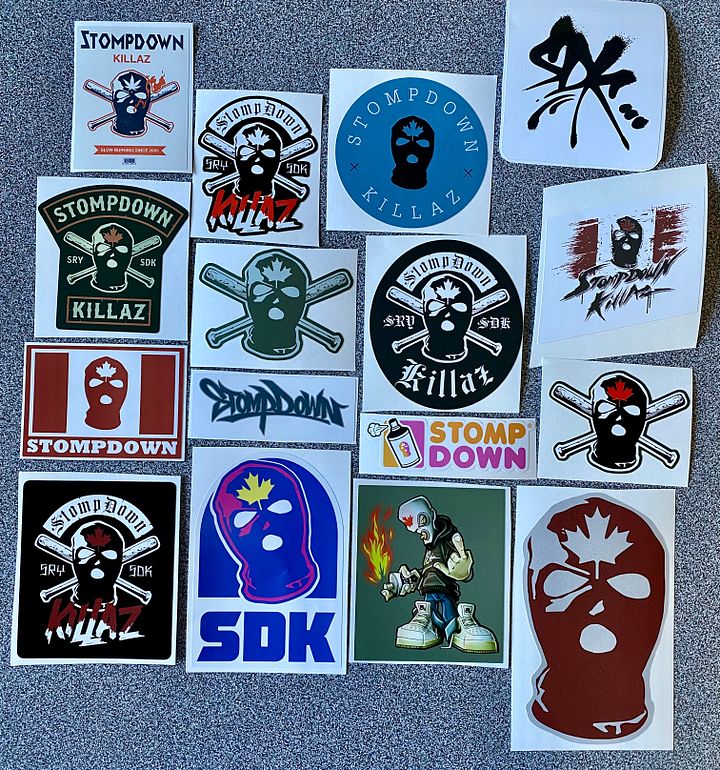 Sticker Pack #1 (16 Vinyl Stickers ranging from 3-4 inches) product image (1)