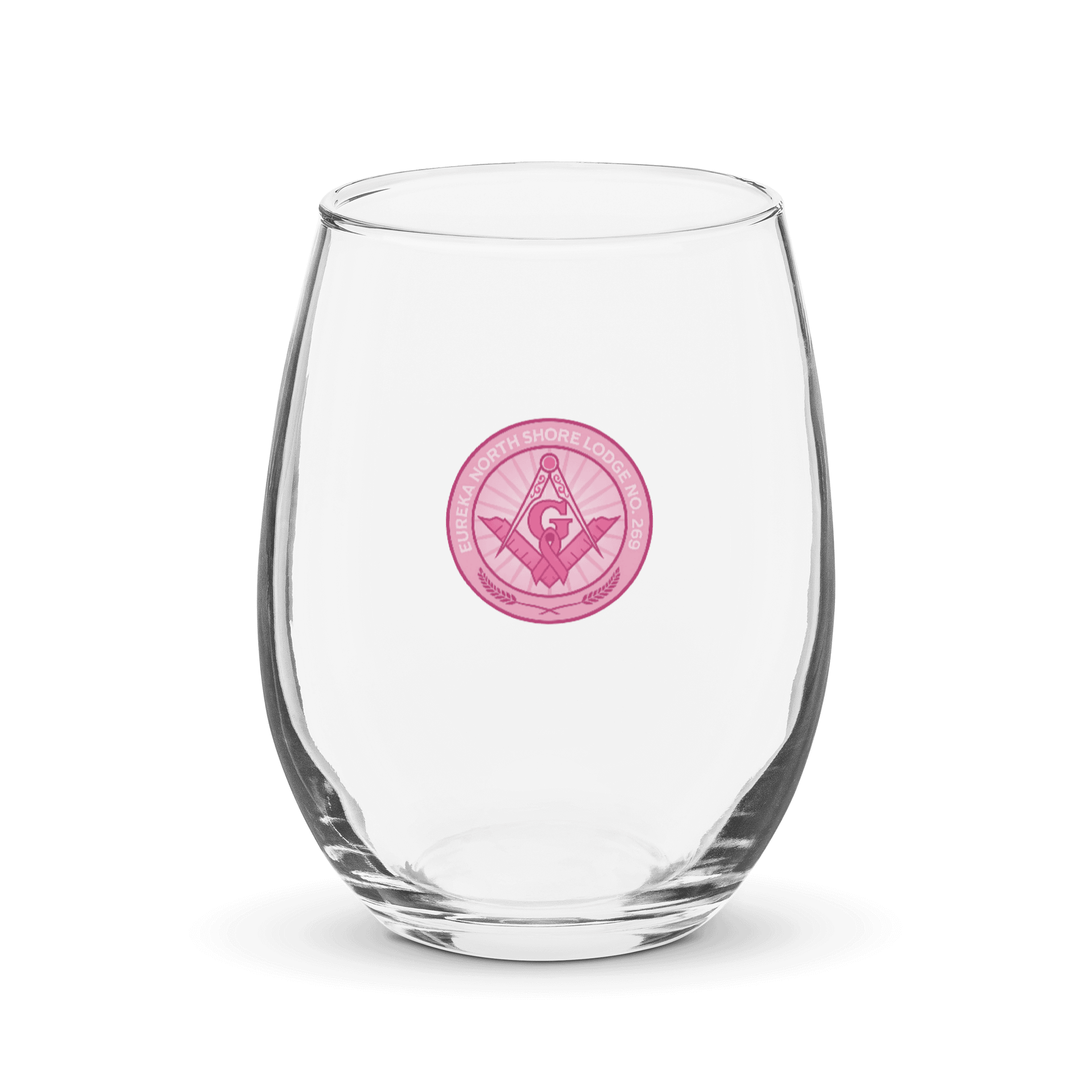 Toast in Pink: ENS Awareness Stemless Wine Glass product image (1)