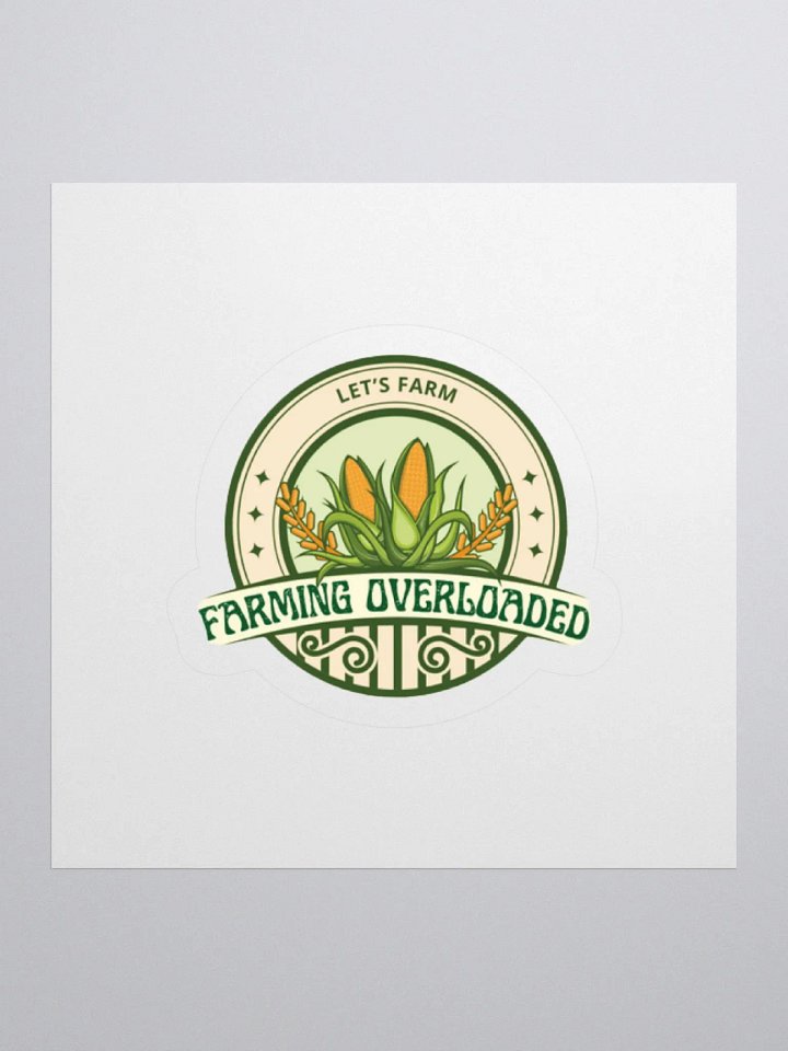 Farming Overloaded Emblem Kiss Cut Stickers product image (1)