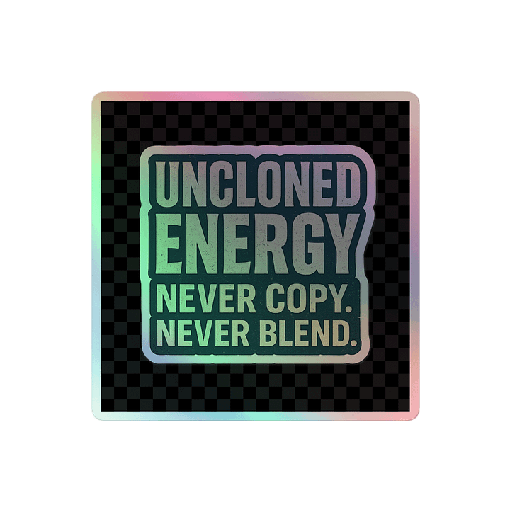 Uncloned Energy: You Already Knew That (Sticker) product image (1)