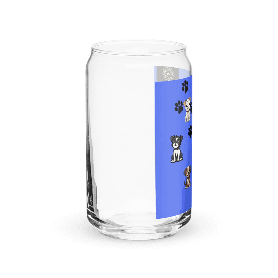 Pawsome Puppies Can-Shaped Glass product image (40)
