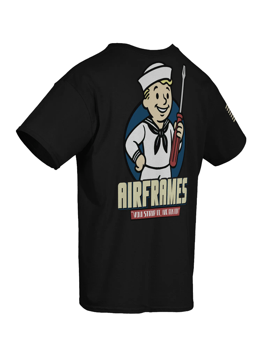 "AIRFRAMES: Strip it" Work Shirt product image (61)