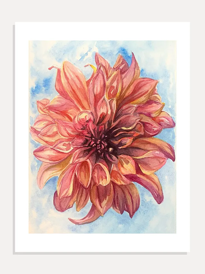 Dahlia Giclée Art Print product image (1)