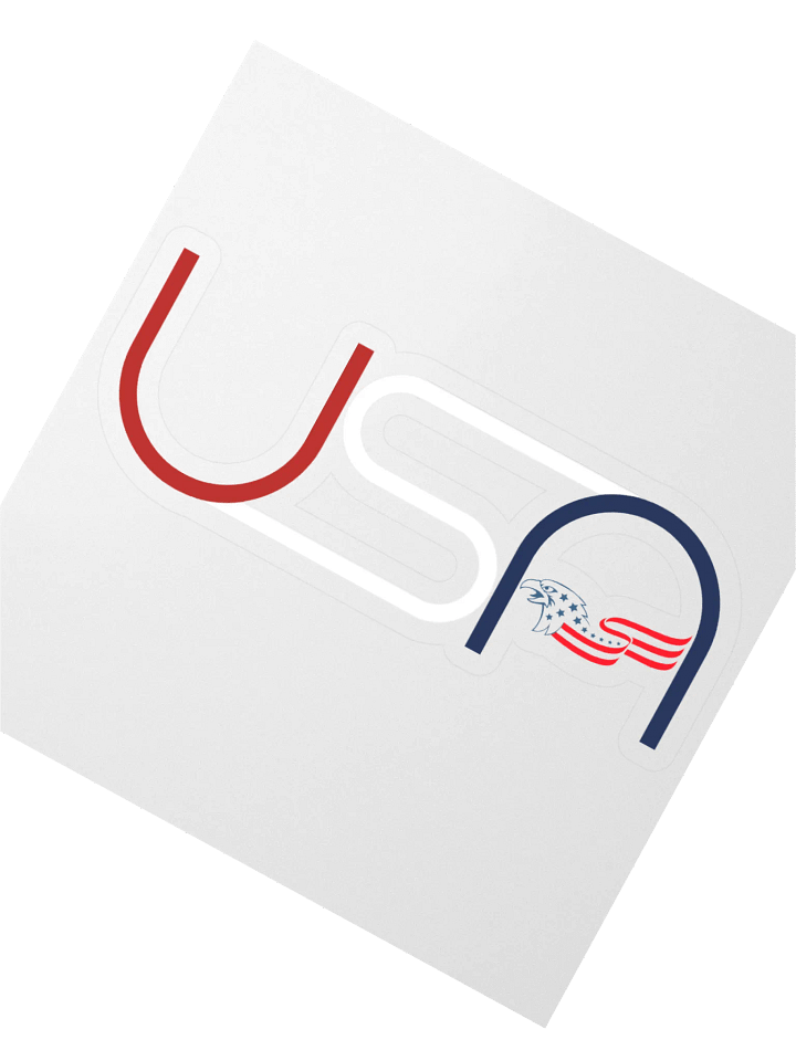 Patriotic Eagle Kiss Cut Sticker product image (2)