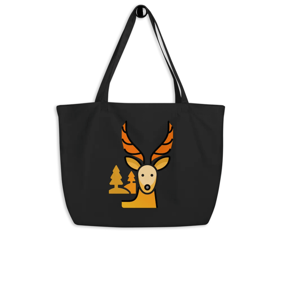 Vadideki Geyik Wilderness Stag Organic Tote product image (4)