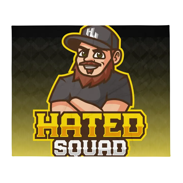Hated Squad Throw Blanket product image (2)