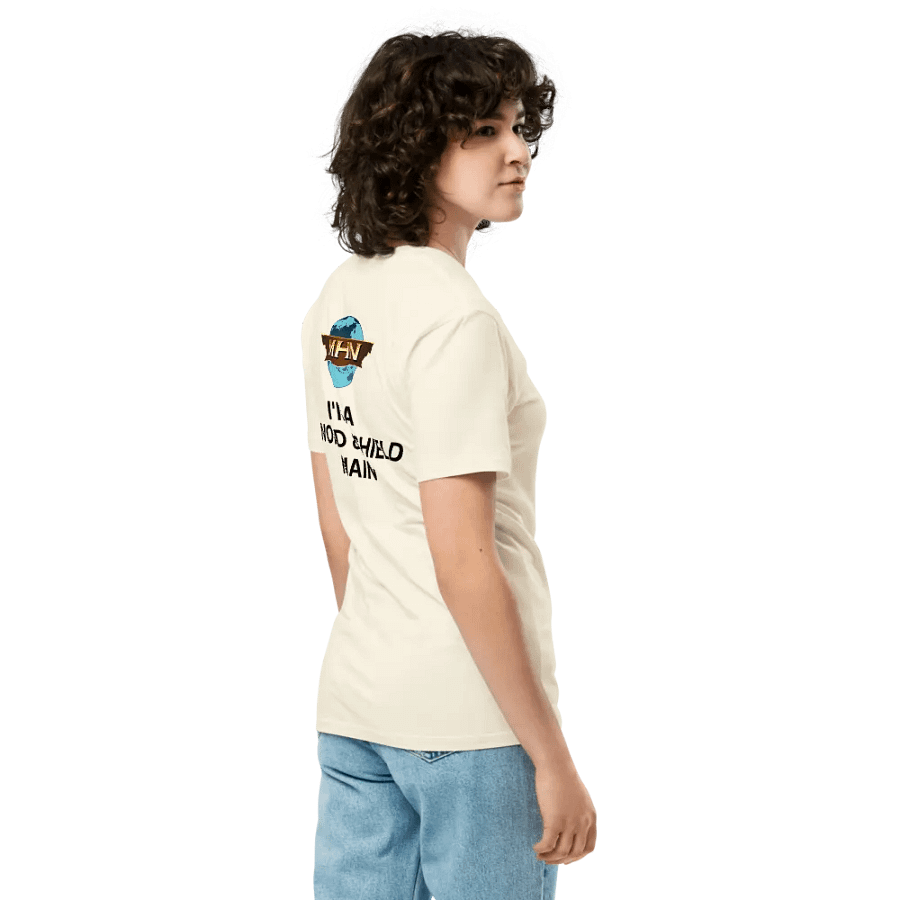 I'm A Sword And Shield Main MHN Emblem Unisex T-Shirt White/Natural product image (9)