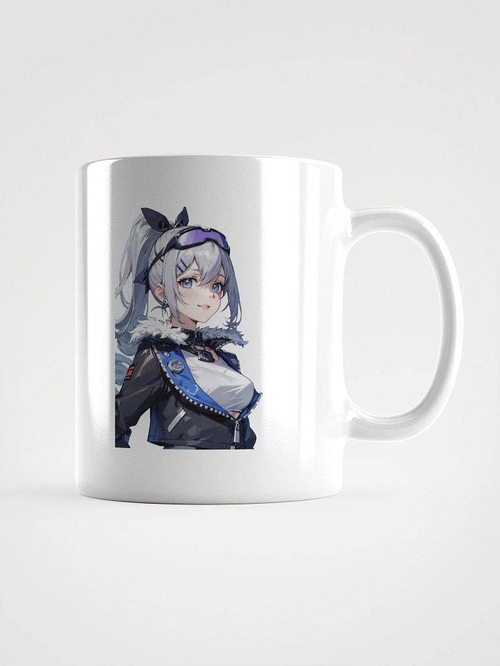 White Glossy Mug - Silverwolf (Honkai Star Rail) product image (1)