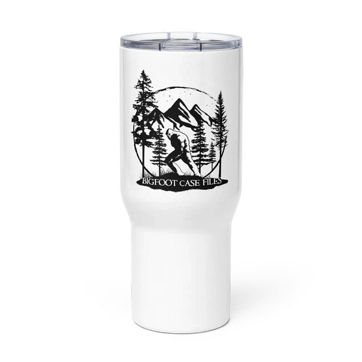BIGFOOT CASE FILES BLACK LOGO TRAVEL TUMBLER product image (1)