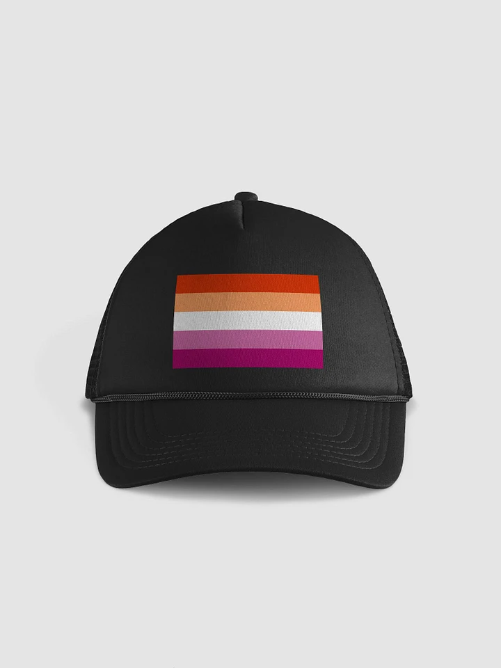 Lesbian Pride Flag - Foam Trucker Hat product image (1)