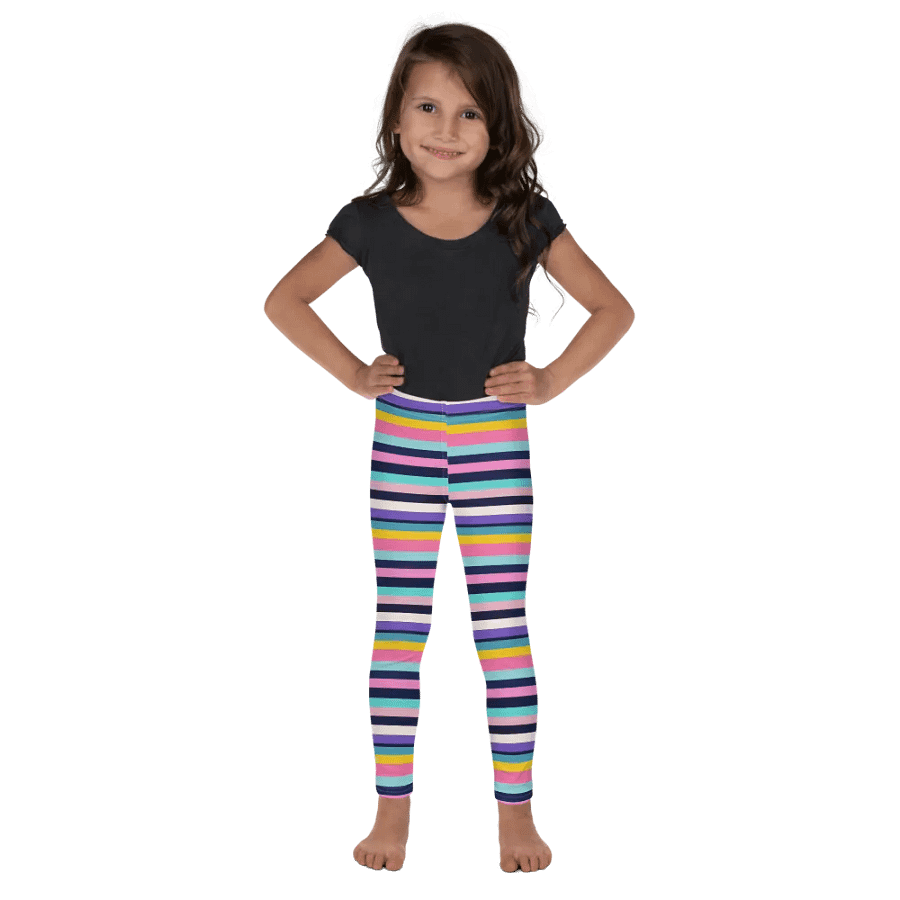 Stripes of Dyslexia Kids Leggings product image (1)