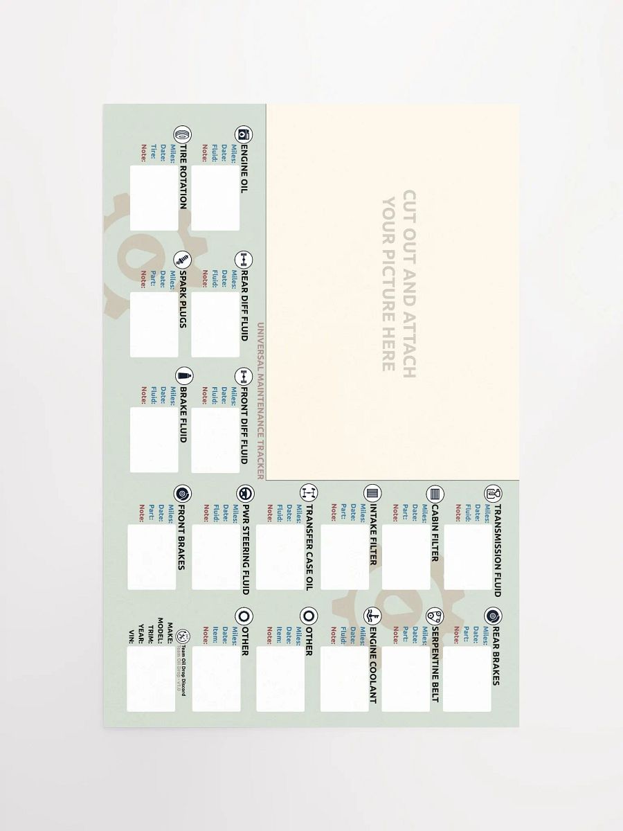 Universal Maintenance Tracker product image (5)