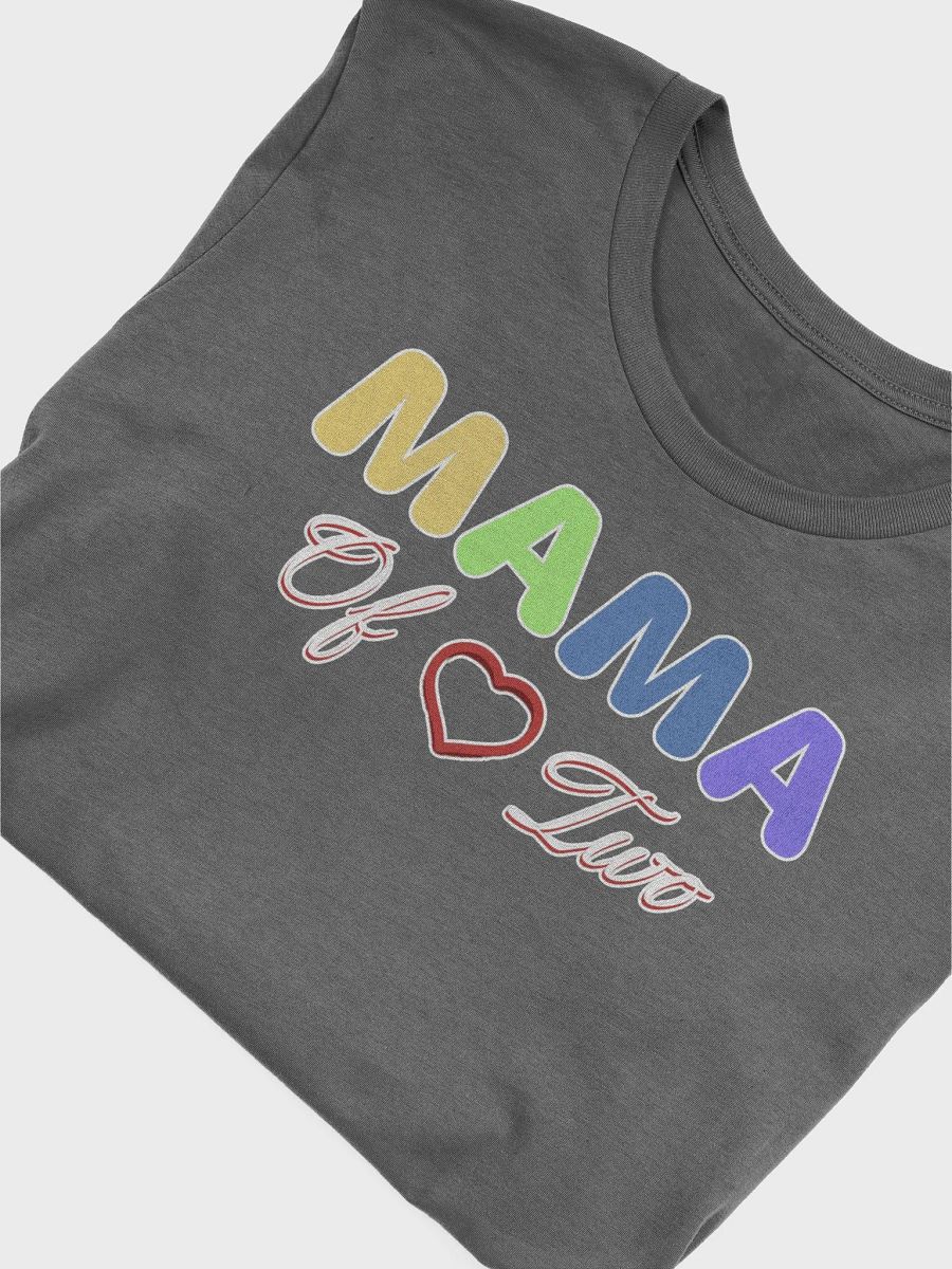 Mama of Two - Loving Family Design T-shirt product image (10)