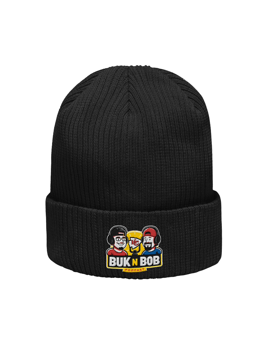 Buk N Bob Podcast Logo Ribbed Beanie product image (4)
