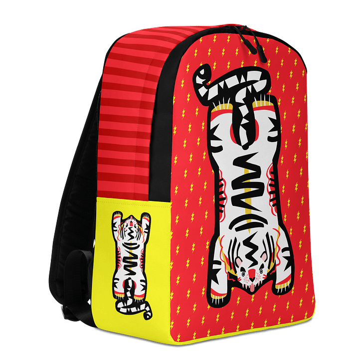 Orange and Yellow Tiger Backpack - Electric Tiger Club product image (1)