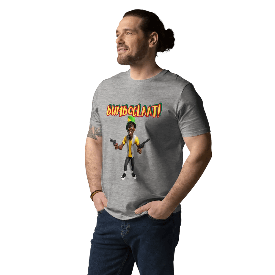 Glowing Bumboclaat Fantasy Logo T-Shirt product image (69)