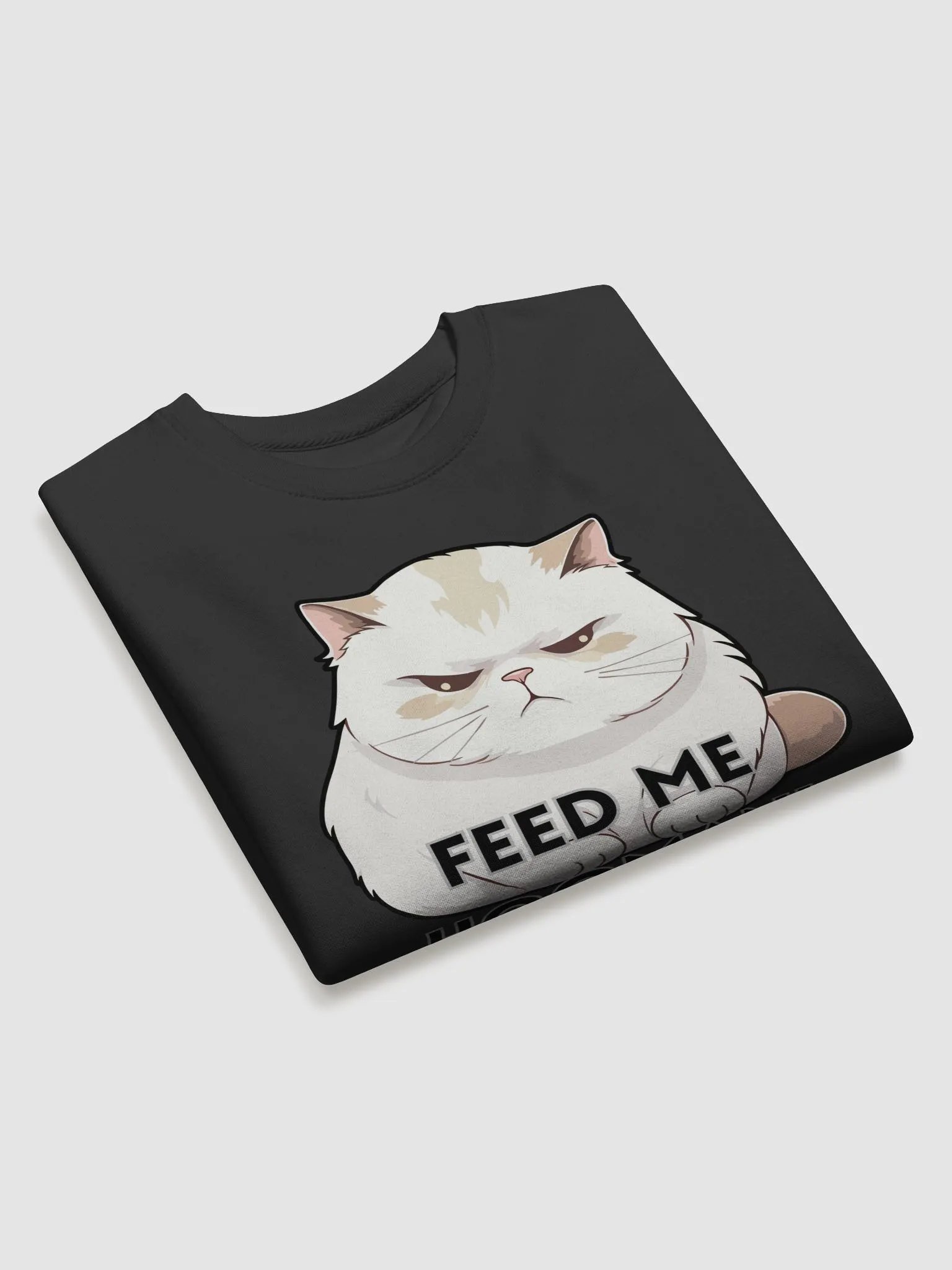 Grumpy Cat Demands Feeding Premium Sweatshirt product image (2)