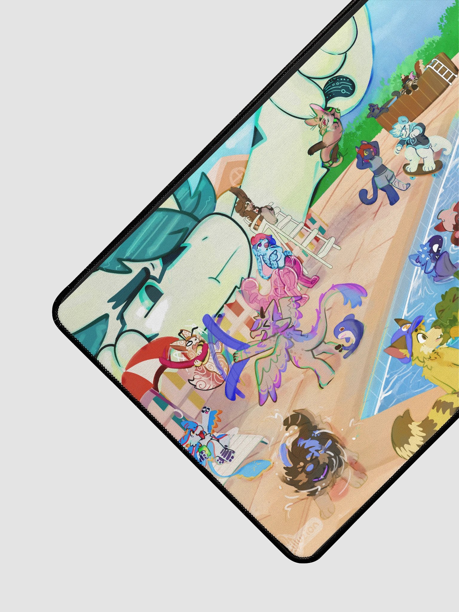pool party 2025 - kofi members desk mat product image (3)