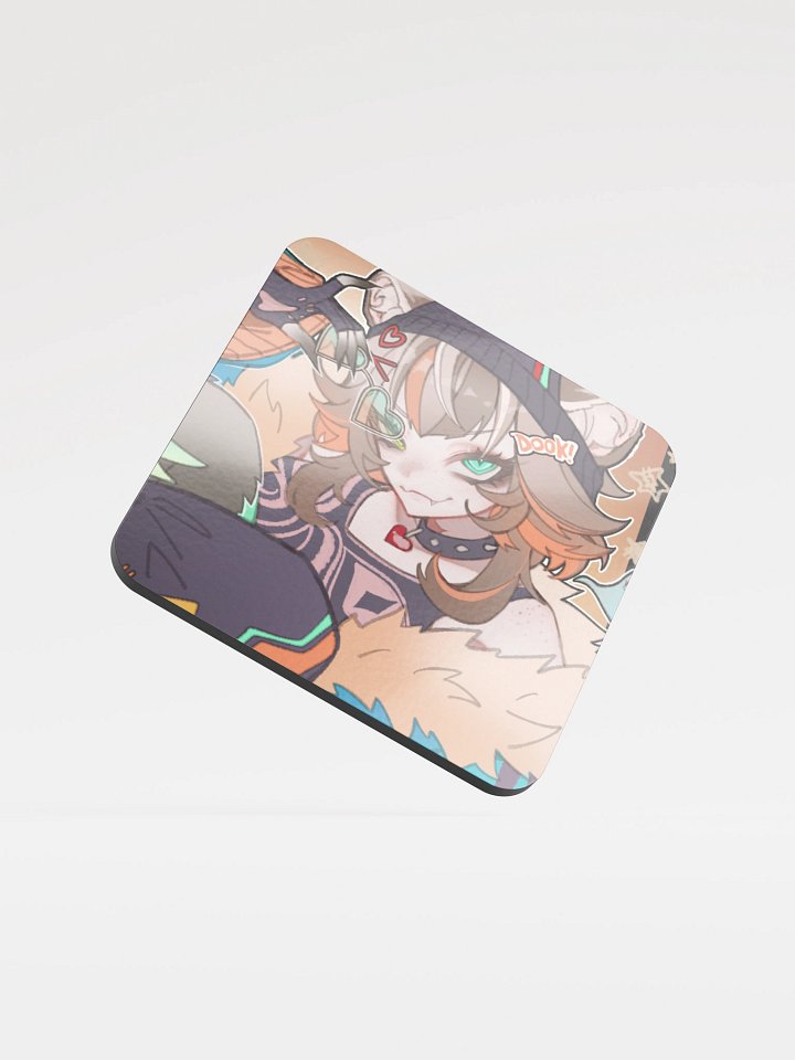 Ferret in the box coaster product image (1)